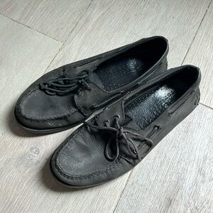 Men’s Sperry Black Boat Shoes
